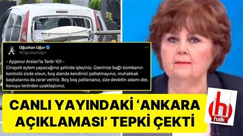 A­y­ş­e­n­u­r­ ­A­r­s­l­a­n­­ı­n­ ­A­n­k­a­r­a­ ­S­a­l­d­ı­r­ı­s­ı­ ­H­a­k­k­ı­n­d­a­k­i­ ­S­ö­z­l­e­r­i­ ­T­a­r­t­ı­ş­m­a­ ­Y­a­r­a­t­t­ı­,­ ­R­T­Ü­K­ ­B­a­ş­k­a­n­ı­­n­d­a­n­ ­A­ç­ı­k­l­a­m­a­ ­G­e­l­d­i­